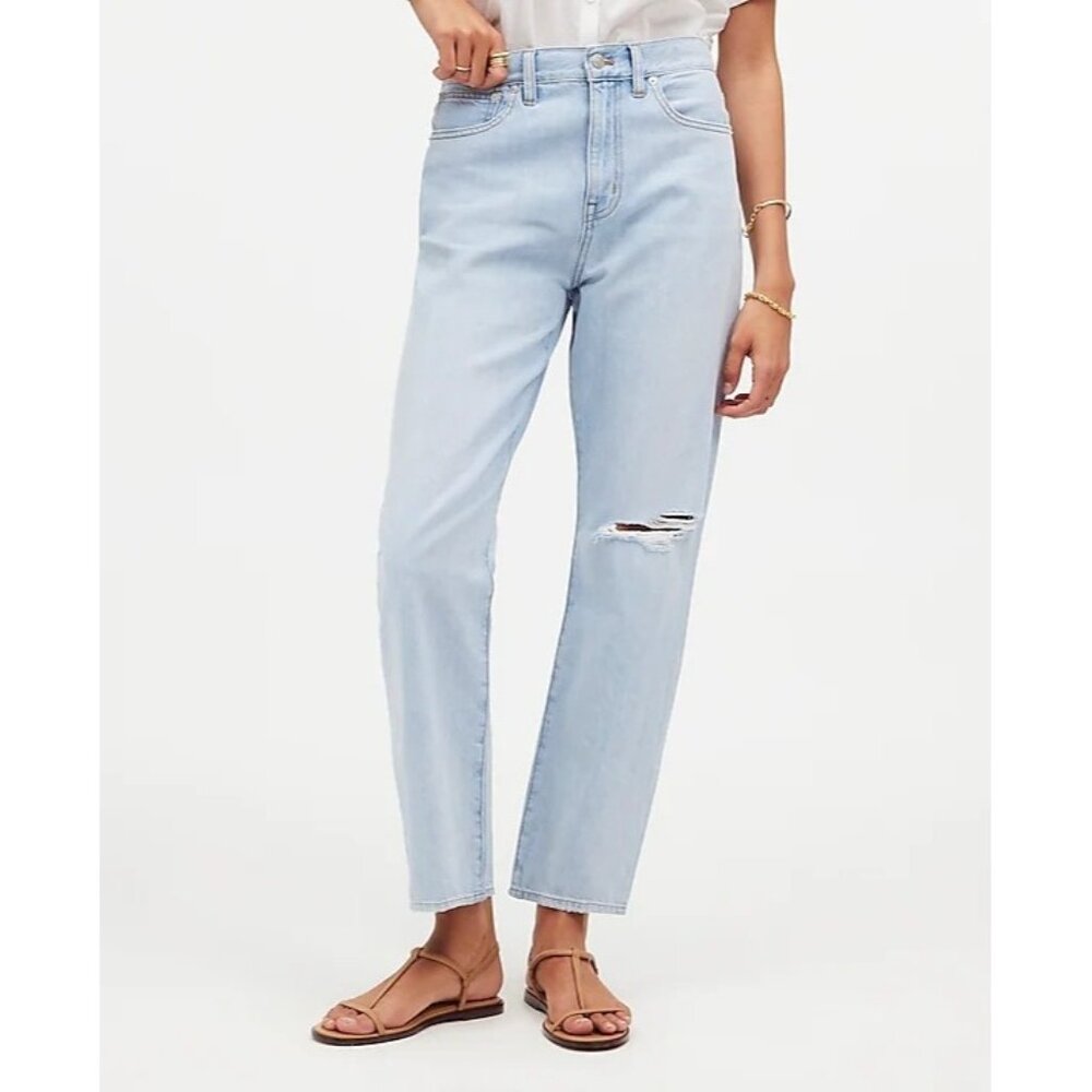 NWOT Madewell Light Wash Cropped Ankle Jeans